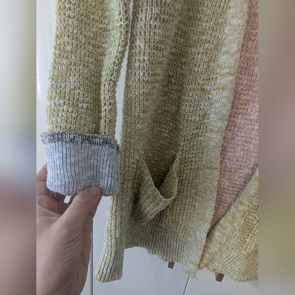 Hem & Thread Colour Block Knit Cardigan - Picture 3 of 6